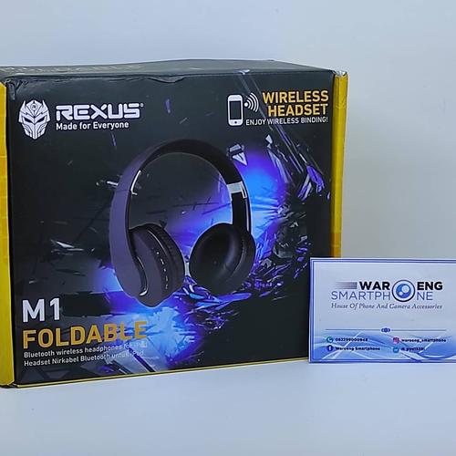 Jual Headset Bluetooth Rexus M1 Wireless Untuk HP Laptop PC Gaming Music -  Kota Malang - Waroeng_Smartphone | Tokopedia