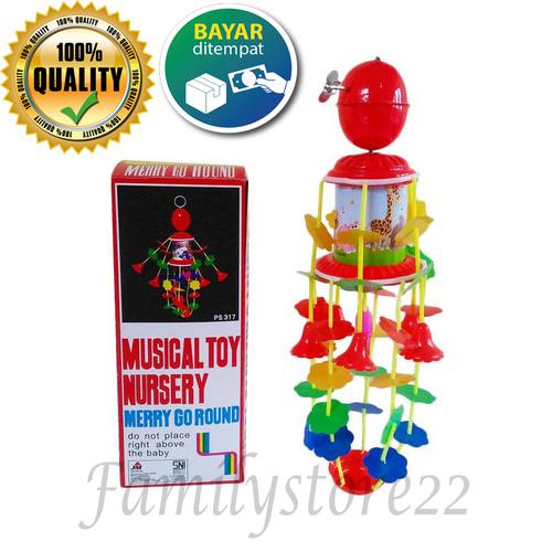 Foto Produk Merry Go Round Musical/ mainan musik anak putar / mainan bayi dari Bunglon.id