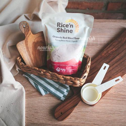 Foto Produk Rice n Shine Organic Red Rice Flour (Tepung Beras Merah Organik) dari Nourish Indonesia