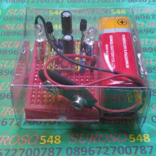Jual Perakitan Elektronika Dasar, Kit 1 Rangkaian Flip Flop TR NPN ...