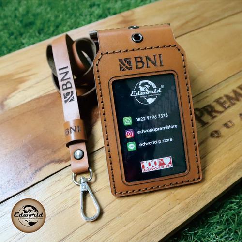 Foto Produk Nametag Lipat Kulit Asli Custom dari Edworld Premium Store