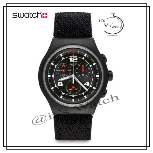 Jual Jam Tangan Swatch YOB404 THENERO - Jam Tangan Pria Chrono Karet Hitam  - Jakarta Barat - it'sWatch | Tokopedia