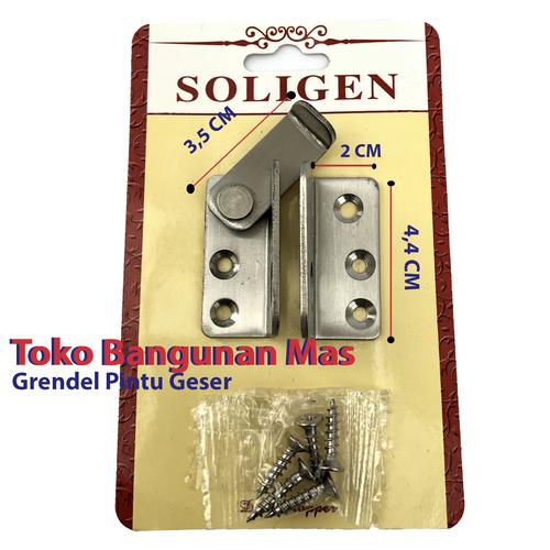 Foto Produk Grendel Pintu Sliding Stainless / GRENDEL SLOT PINTU GESER STAINLESS dari Toko Bangunan Mas