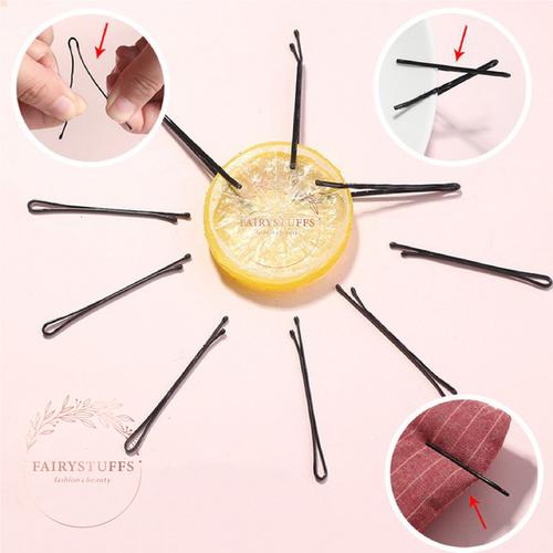 Foto Produk Bobby Pin Jepit Lidi Hitam Bobby Clips Jepitan Rambut Hairpin Hair Pin dari fairystuffs