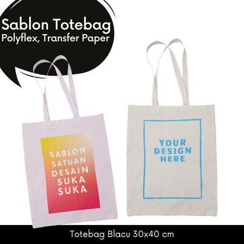 Foto Produk Sablon Tote Bag / Tas Blacu Custom dari Project Tees
