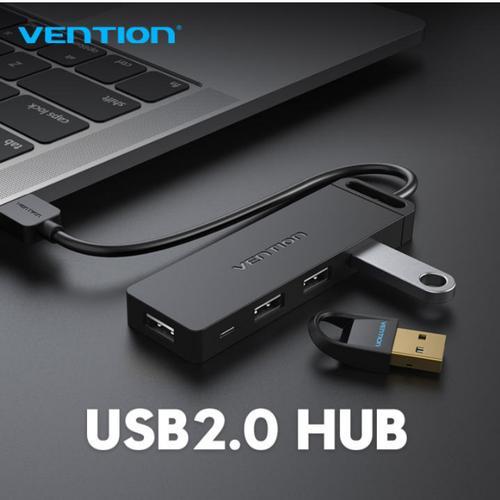 Foto Produk Usb HUB Vention 4 Port Usb 3.0 2.0 High Speed Power Adapter OTG - CHM 2.0, 1m dari SinShe-Tekno