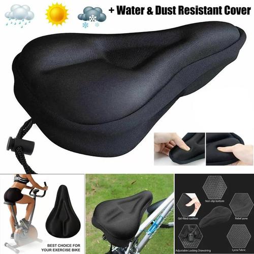 Gambar Sarung Jok Sepeda Cover Saddle Silicon Gel Busa Tebal Empuk Anti Slip dari KLIK MOTORSPORT undefined Tokopedia