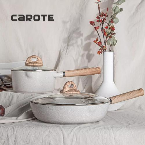 Foto Produk Carote Cosy Set Fry Pan With Lid 28 Cm + Sauce Pan With Lid 18 Cm dari MCI-BioGlass