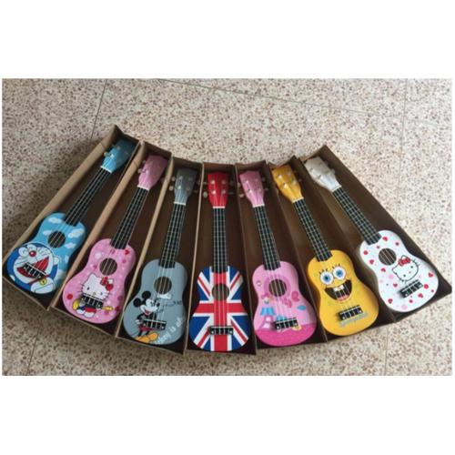 Foto Produk GITAR SENAR 4 UKULELE-UCULELE IMPORT GAMBAR KARAKTER MOTIF ANAK IMPORT dari GoBuyStore