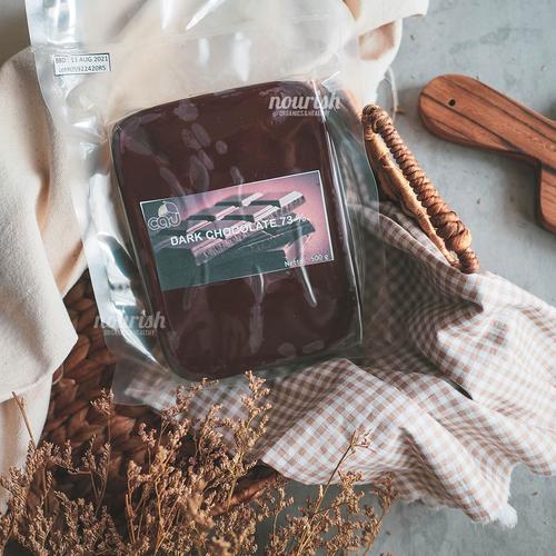 Foto Produk Cau Organic Couverture Chocolate 73% 500 gr (Cokelat Organik) dari Nourish Indonesia
