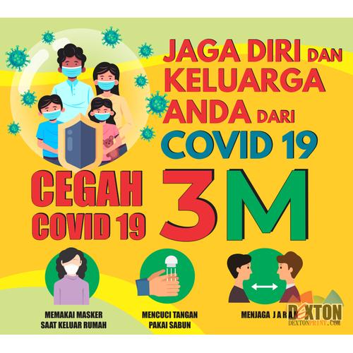 Jual Banner Spanduk Covid 3m Corona Wajib Masker 640923 Jakarta Selatan Dextonprint Tokopedia