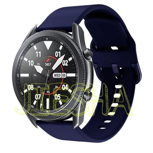 Foto Produk TALI JAM STRAP RUBBER SILIKON SAMSUNG GALAXY WATCH 3 45MM WATCH BAND dari Jiesha Shop