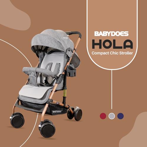 Foto Produk Stroller Baby Does BabyDoes Hola CH311 / Kereta Dorong Bayi - Grey dari Baby_World