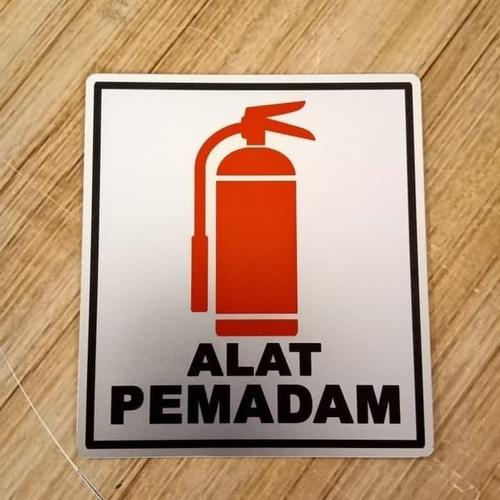 Jual SIGN LABEL RAMBU SAFETY ALAT PEMADAM UKURAN 8X9CM TERMURAH ...