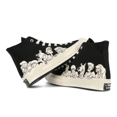 scooby doo converse black
