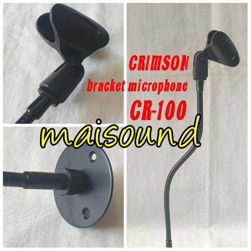 Jual STAND MIC IMAM CRIMSON CR 100 STAND SPIRAL TEMBOK HOLDER MICROPHONE Jakarta Utara