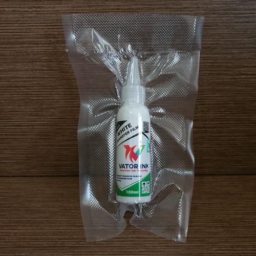 Foto Produk DTF White Vator Ink 100ml Tinta Putih Transfer Film Sablon Powder Glue dari Hobby Print