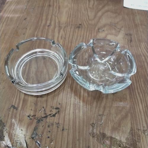 Foto Produk ASBAK KACA /ASHTRAY- ASBAK BELING ..2 MOTIF : BULAT & BUNGA - bunga dari Hidupbaru_pecahbelah