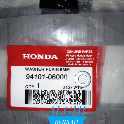 ※購入不可 94101-06700 ワッシャー、プレイン 6MM HONDA（ホンダ） （Jual