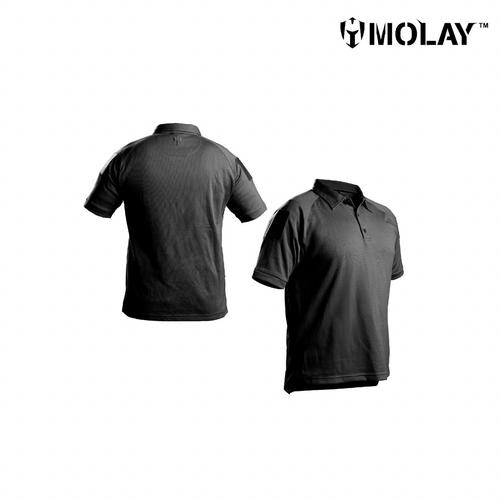 Foto Produk Kaos Polo Molay™ Advanced Striker Performance Shirt - Black, S dari Molay