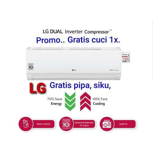 Foto Produk AC LG 1 PK.INVERTER+Aksesoris Standart 2 meter. dari Servindo Elektronik