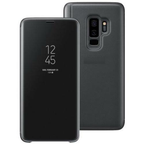Foto Produk Flip Case Samsung Galaxy S9 plus S9plus S9+ Clear View Standing Cover - Hitam dari Vinvend ACC
