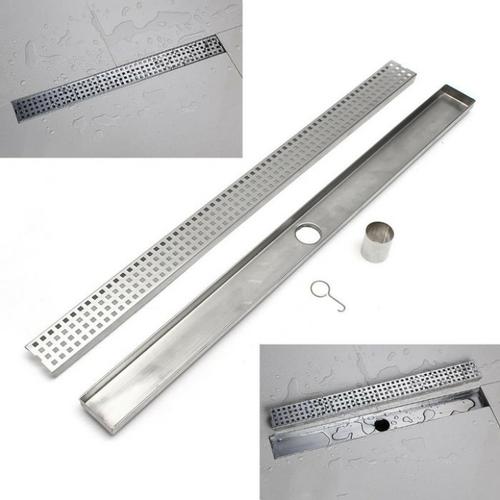 Foto Produk New Product 35 Linear Shower Floor Drain Hanebath Stainless Steel Tile - Panjang 60 Cm dari yonorau store