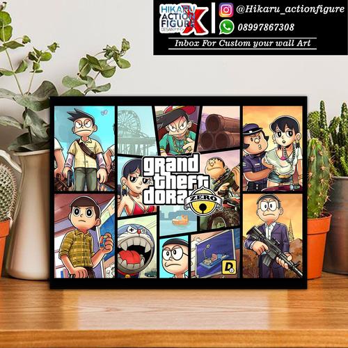 Jual Doraemon Gta V x25cm Poster Kayu Super Glosy Anime Kab Bandung Hikaru Action Figure g Tokopedia