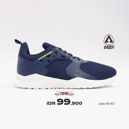 Foto Produk Aerostreet 40-43 Betroya Navy - Sepatu Sneakers Casual Sport Sekolah - 40 dari Aerostreet