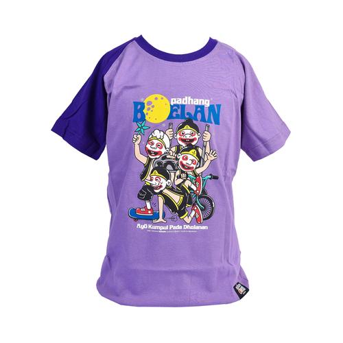 Foto Produk KAOS DAGADU BOCAH OFFICIAL - PADHANG BOELAN - Ungu, 3-6 Tahun dari Dagadu Official Shop