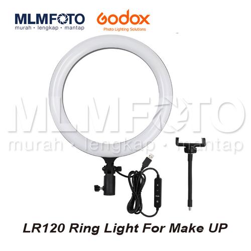 Jual Godox Ring Light LR120 Black LR120 LR 120 make up LED Bicolor