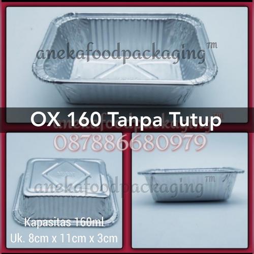 Foto Produk Wadah/cup aluminium foil Ox 160 dari anekafoodpackaging