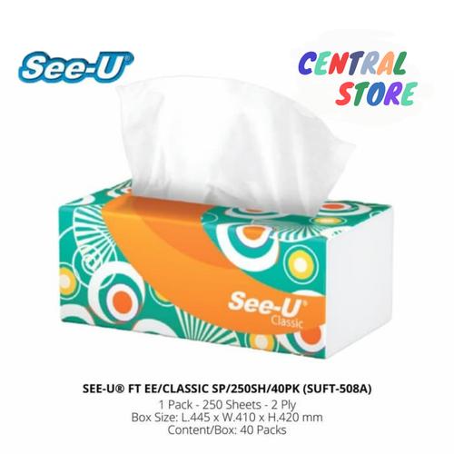 Foto Produk Tissue Tisu See-U see u paseo nice livi tessa 250 Lembar dari Central Store Indonesia