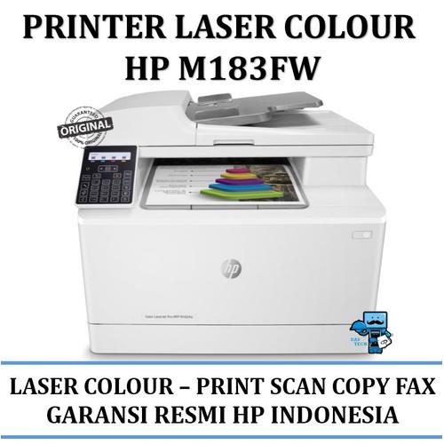 Jual Printer HP Color LaserJet Pro MFP M183fw - Original Product - Jakarta  Pusat - Das Livia Computer | Tokopedia