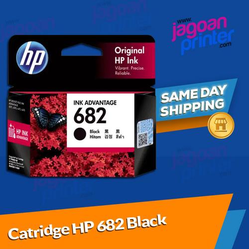 Jual HP 682 Black Original Ink 