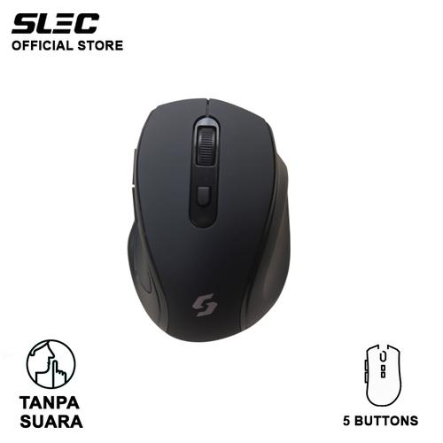 Foto Produk SLEC Mouse Wireless NC20 - Matte Black dari SLEC Official Store
