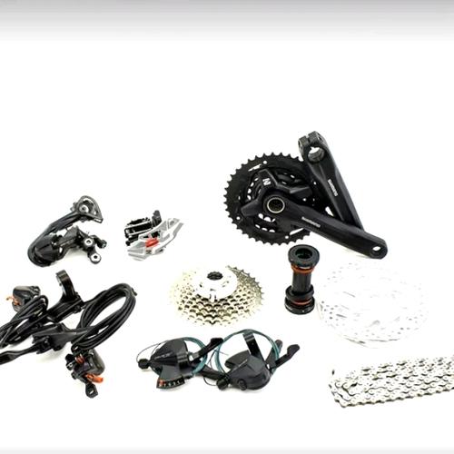 Jual Groupset mtb shimano alivio m3100 3×9 speed Kab