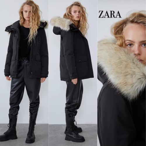 Jual Zara Parka acolchada capucha black - Jakarta Timur - Cosmetiq\u0026Others |  Tokopedia