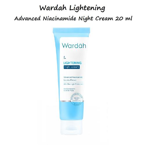 Foto Produk Wardah Lightening Night Cream Advanced Niacinamide 20 ml | Krim Malam dari Debelleza Shop