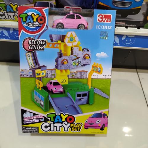 Jual Tayo City Play Set Tayo The Little Bus Original Fire Station
