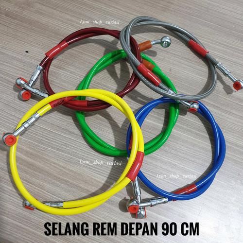 Foto Produk Selang rem depan 90 cm merk hell - Hijau dari Lyon variasi