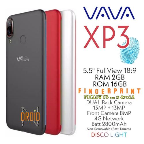Jual Vava Xp3 4g Ram 2gb Rom 16gb Hp Vava Xp3 Hp Android Murah Black Jakarta Barat N Droid Tokopedia