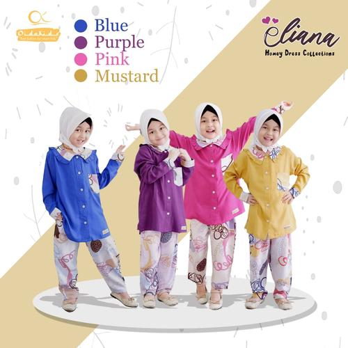 Foto Produk Setelan Home Dress Anak Eliana by Oidokids dari kedai berkah