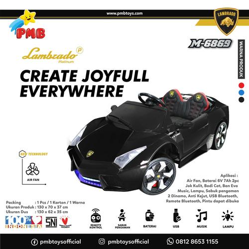 Foto Produk Mobilan Aki M-6869 (Lambrado Platinum Edition) BLACK PMB dari PMB TOYS
