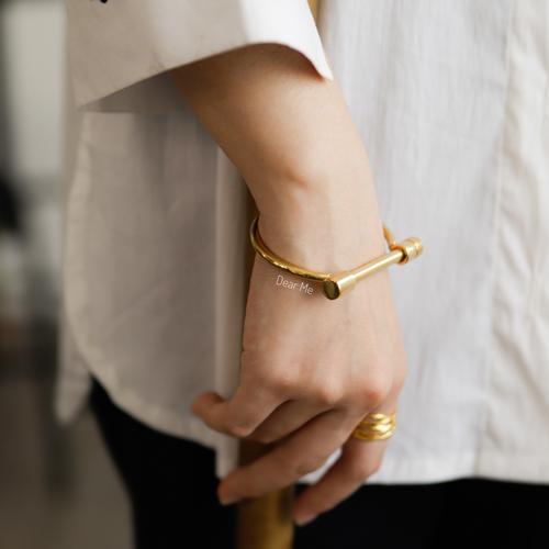 Foto Produk Dear Me - Zelda Bracelet (Titanium 14K Gold Plated) Gelang Wanita Cewe dari Dear Me Jewelry
