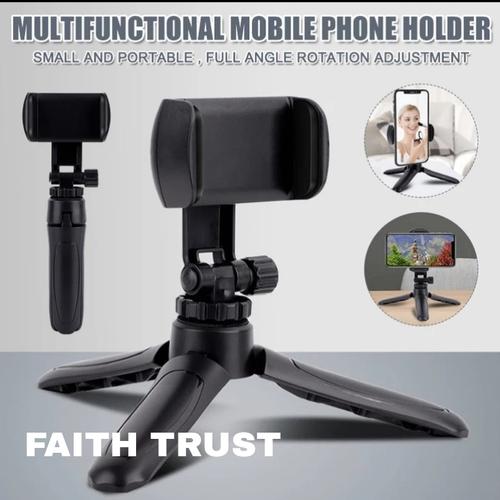 Foto Produk Tripod Mini + Holder U Extendable for Handphone Strong Tripod - Tripod mini dari Faith Trust