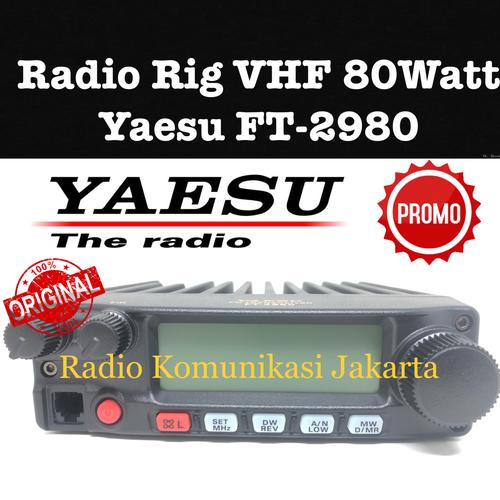 Foto Produk Original Ori Radio Rig Yaesu FT2980 FT-2980 Pengganti FT2900 Murah dari Radio Komunikasi Jakarta