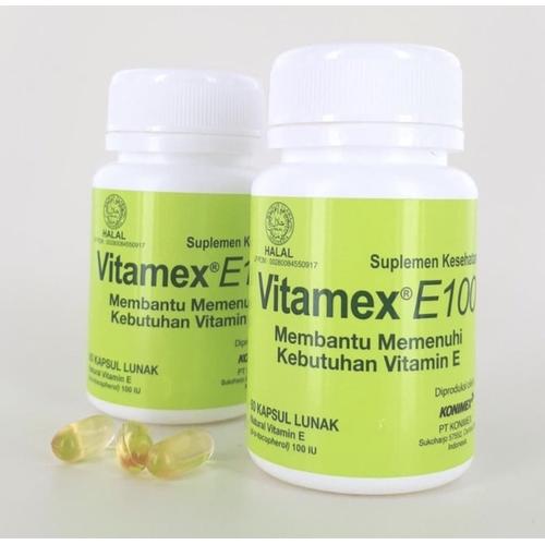 Jual Vitamex E100 60 Kapsul Vitamin E Kulit Jakarta Barat Blooms Healthcare Tokopedia