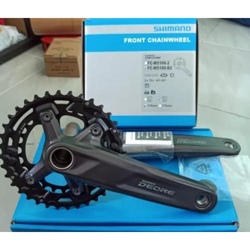 CRANKSET SHIMANO DEORE M5100 2X11 SPEED 