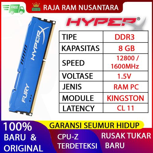 Jual RAM KINGSTON HYPERX FURY GAMING 